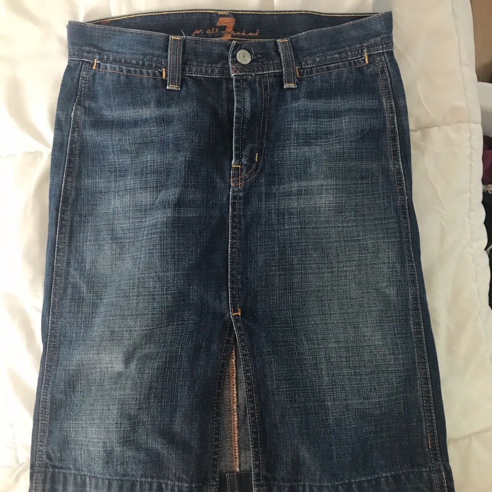 Luxury Brand Denim Skirt